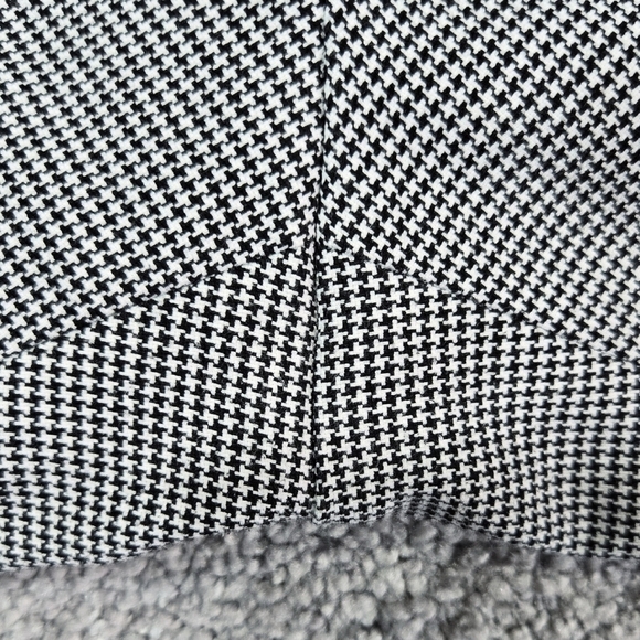 Banana Republic Logan Mini Houndstooth Trousers Career Preppy TALL LONG - Picture 9 of 9